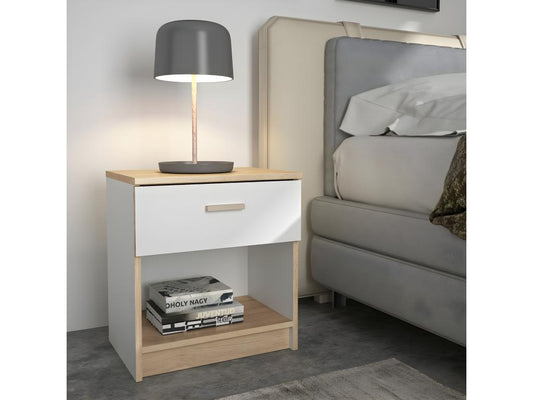 Comodino con 1 cassetto, H52 cm, Artvivrestore 33040ANOC
