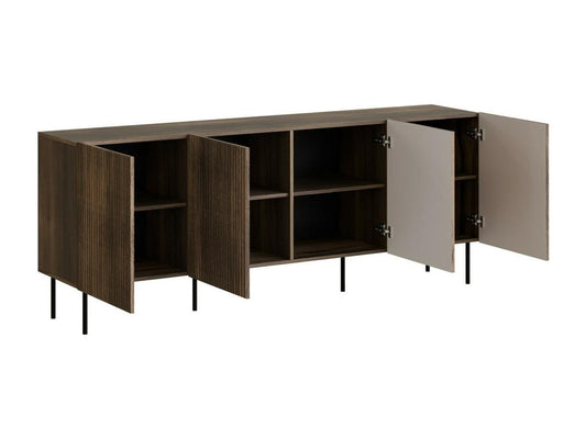 Calmetop 101 Walnut Buffet - Nero 81x201x42cm Calmetop - Laminato 23164BNKT