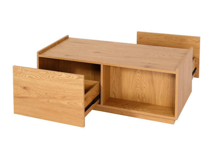 Artvivrestore-J78 Tavolino da caffè, tavolo da soggiorno, tavolino laterale, tavolino da salotto con cassetto, MDF, 110x50x40cm - 87627QTBH