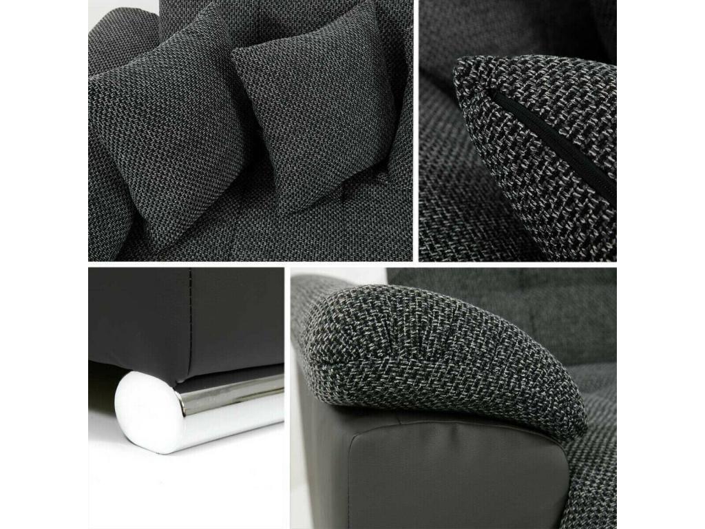 Divano angolare Artvivrestore 114, verde, funzione letto, contenitore per biancheria da letto, 348x205x76cm, 10764TVAH