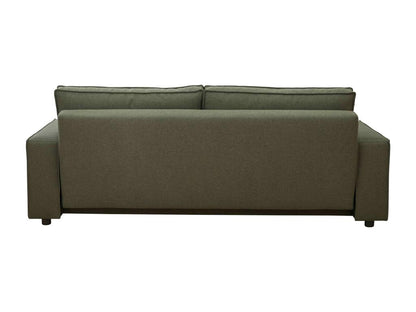 Divano letto in tessuto verde a 3 posti 36297UPMQ