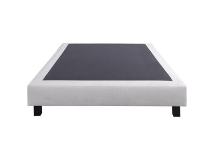 Set di materassi Maisonpuretop, schiuma ad alta densità da 24 cm, lati rigidi estate/inverno, base a doghe grigia da 20 cm, 160x200 cm, 46601FZWV