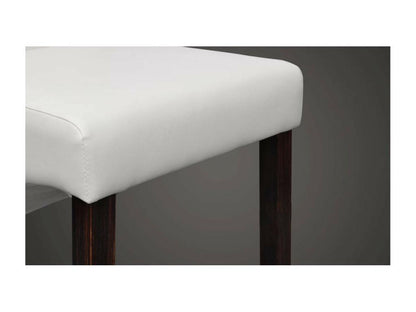 Sedie da pranzo, 6 pezzi, similpelle bianca, 23, 47359FWSA