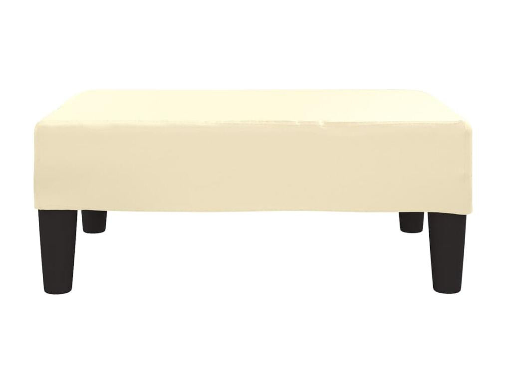 Poggiapiedi Crema 78x56x32 Similpelle 2 39825ZHKU