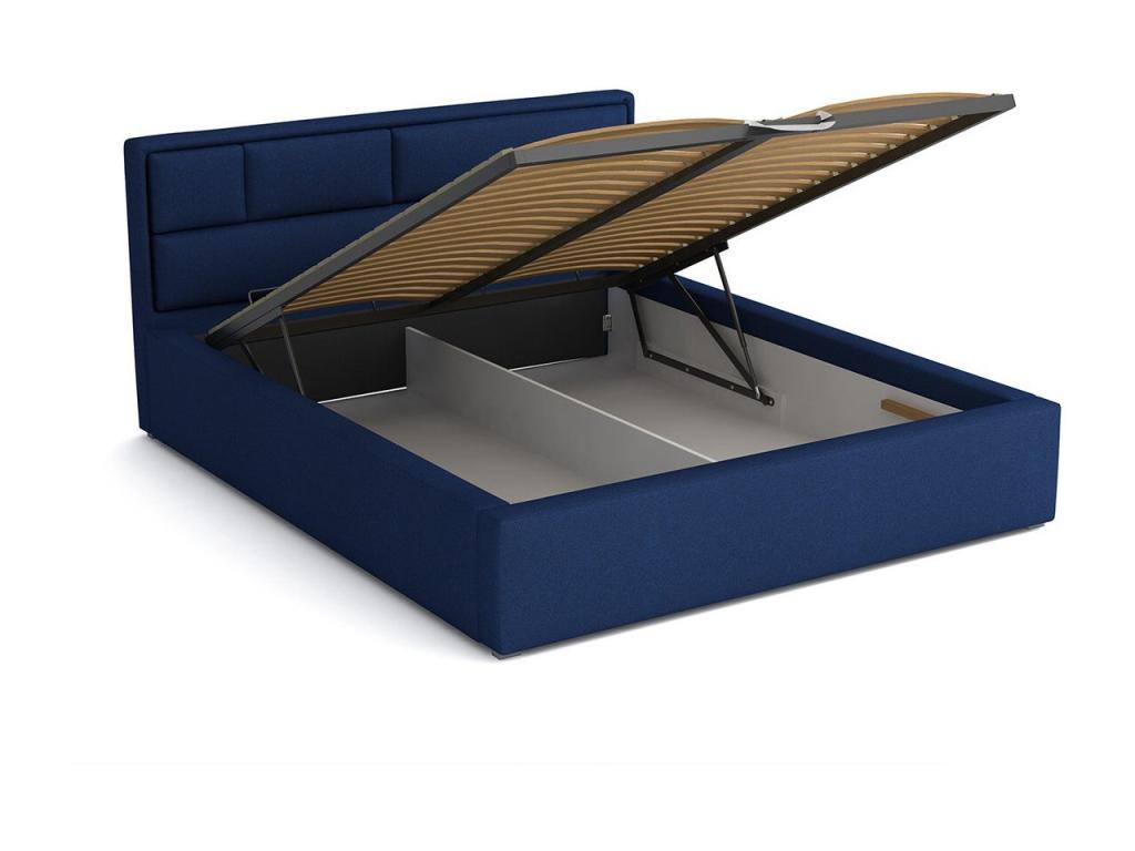 Artvivrestore 105 Letto matrimoniale blu 200x200 Rete a doghe imbottita per Artvivrestore 220x223x93cm 40562OHKK