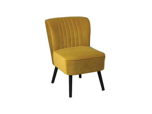 Poltrona in tessuto giallo - Artvivrestore 57175HYTP