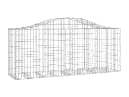 Gabbione ad arco 200x50x80/100 cm Ferro zincato 15410PCBE