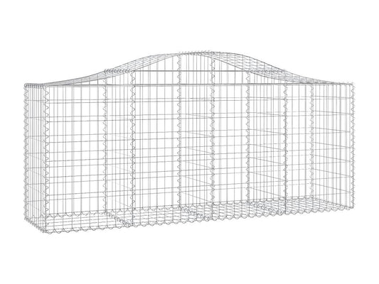 Gabbione ad arco 200x50x80/100 cm Ferro zincato 15410PCBE