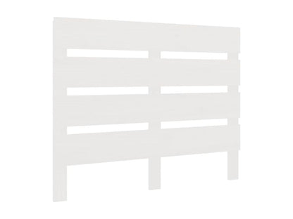Testiera bianca 90x3x80 cm in legno massello di pino 47473PXKM