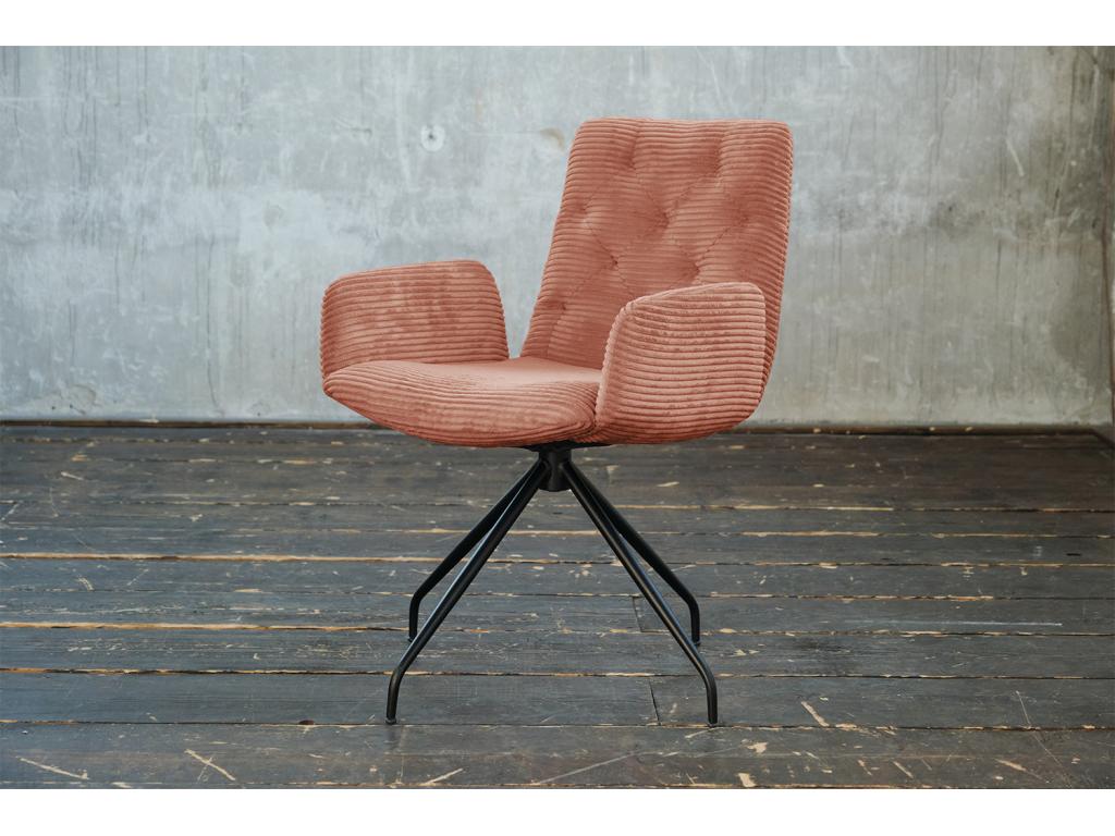 Poltrona - velluto a coste marrone - Nidchicshop 89745JVQI