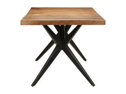 Tavolo da pranzo 200x90x76 cm Legno massello Calmetop 33456EMDF