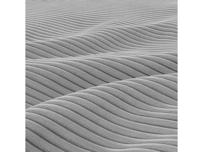 Divano angolare sinistro con funzione letto pouf, corda - grigio 84797WKCE