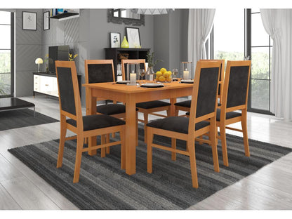 Sedia in faggio chiaro con tessuto Nidchicshop-Tissu 27105 54718BMQE