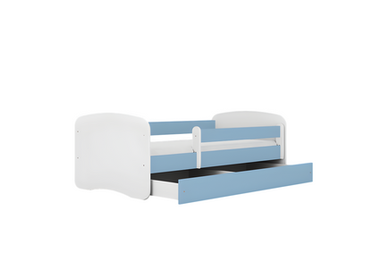 Letto Artvivrestore blu senza motivo con cassetto, senza materasso, 140/70 cm, 66626RMKS