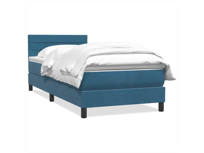 Rete e materasso Nidchicshop, blu scuro 90x210 cm velluto 01568HDAP