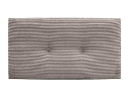 Artvivrestore Testiera in velluto a coste con bottoni 90x60 cm per letti da 80/90 cm - Marrone 00345CIFL