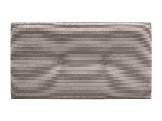 Artvivrestore Testiera in velluto a coste con bottoni 90x60 cm per letti da 80/90 cm - Marrone 00345CIFL