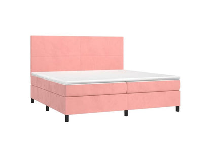 Base letto Maisonpuretop con materasso, Rose 200x200 Velvet 94104EWOW