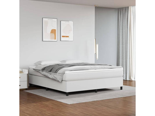 Struttura letto bianca 180x200 Similpelle 76840SKUV