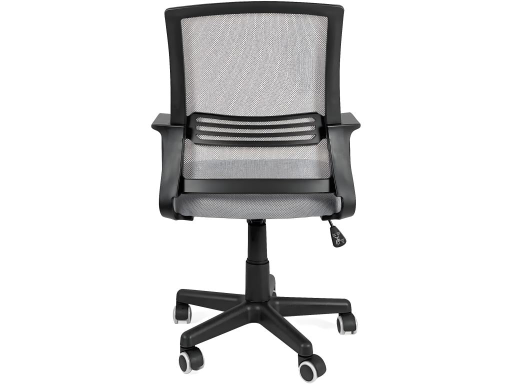 Maisonpuretop LEST Grigio Chiaro 04350MEXD Sedia da ufficio basculante con supporto lombare, altezza regolabile