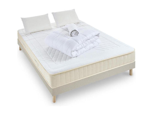 Artvivrestore - SYMPHONIE 2.0 Ready-to-Sleep Pack 140x200 cm - Materasso in memory foam, rete, accessori 76652JARQ