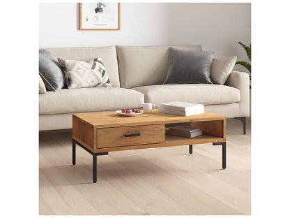 Tavolino da caffè 90x50x35 Legno massello di pino 67070EJTT