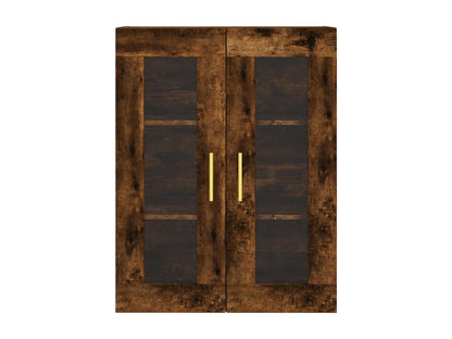 Pensili a 2 pezzi, legno ingegnerizzato rovere affumicato, 13925DKZL