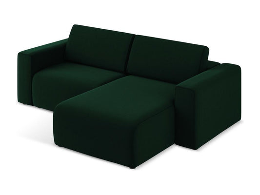 Divano angolare destro componibile in Artvivrestore - verde bottiglia - Artvivrestore 83142TOGA