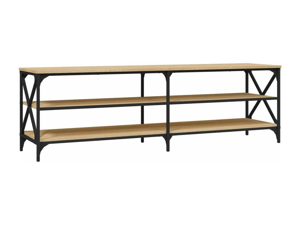 Mobile TV Artvivrestore in rovere, 160x40x50 cm, legno ingegnerizzato, 99174YEIJ