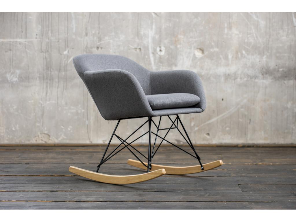 Poltrona - Tessuto intrecciato grigio - Maisonpuretop 98522KUHX