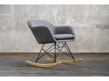 Poltrona - Tessuto intrecciato grigio - Maisonpuretop 98522KUHX