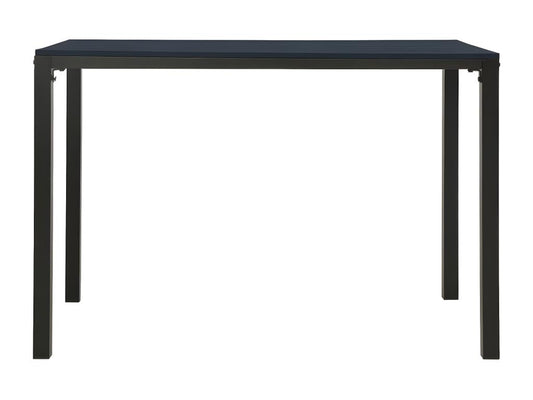 Set da pranzo da giardino in acciaio e nero da 3 pezzi di Maisonpuretop 19632UBFN