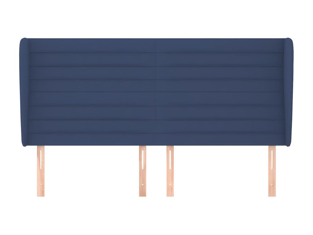 Testiera con ali, blu, 163x23x118/128 cm, tessuto, 32022MUJS