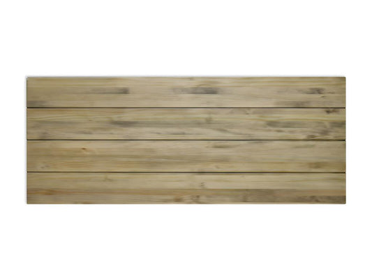 Testiera in legno massello di pino - 4 doghe - 150x60x1,8cm. 52094GLFN