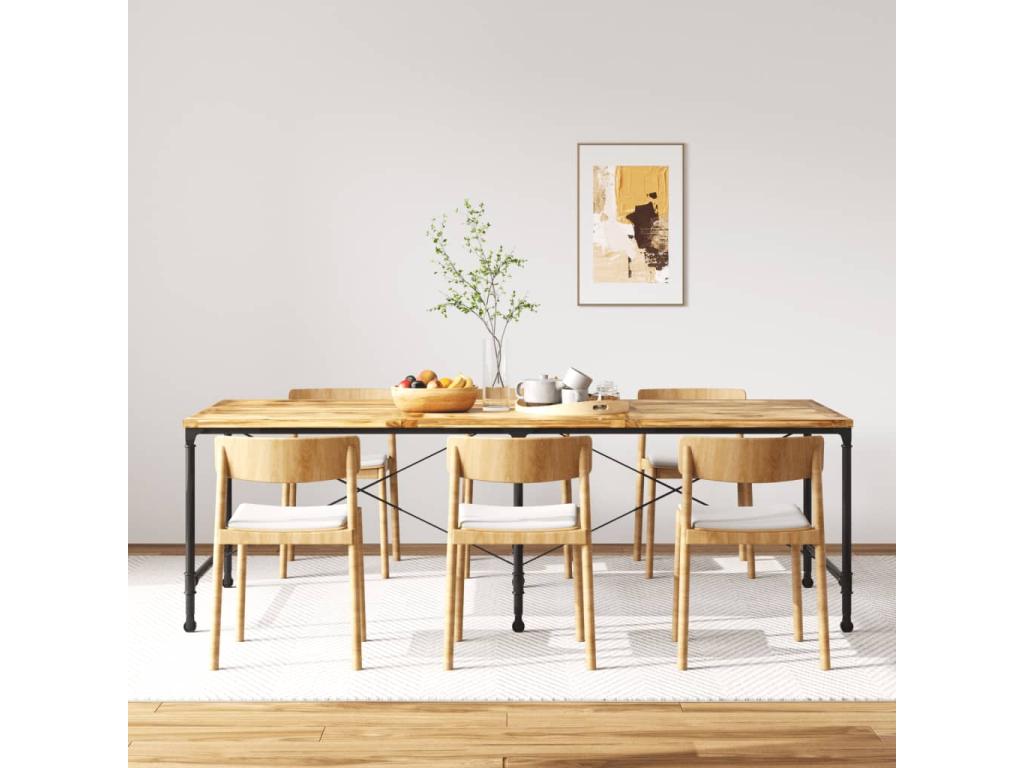 Tavolo da pranzo in legno massello di mango, 240 cm, 48244AZJY